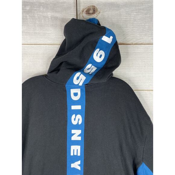 Disney Hoodie Adult XL Mickey Mouse 55 Disneyland Pullover Sweatshirt BlackBlue - Picture 10 of 10